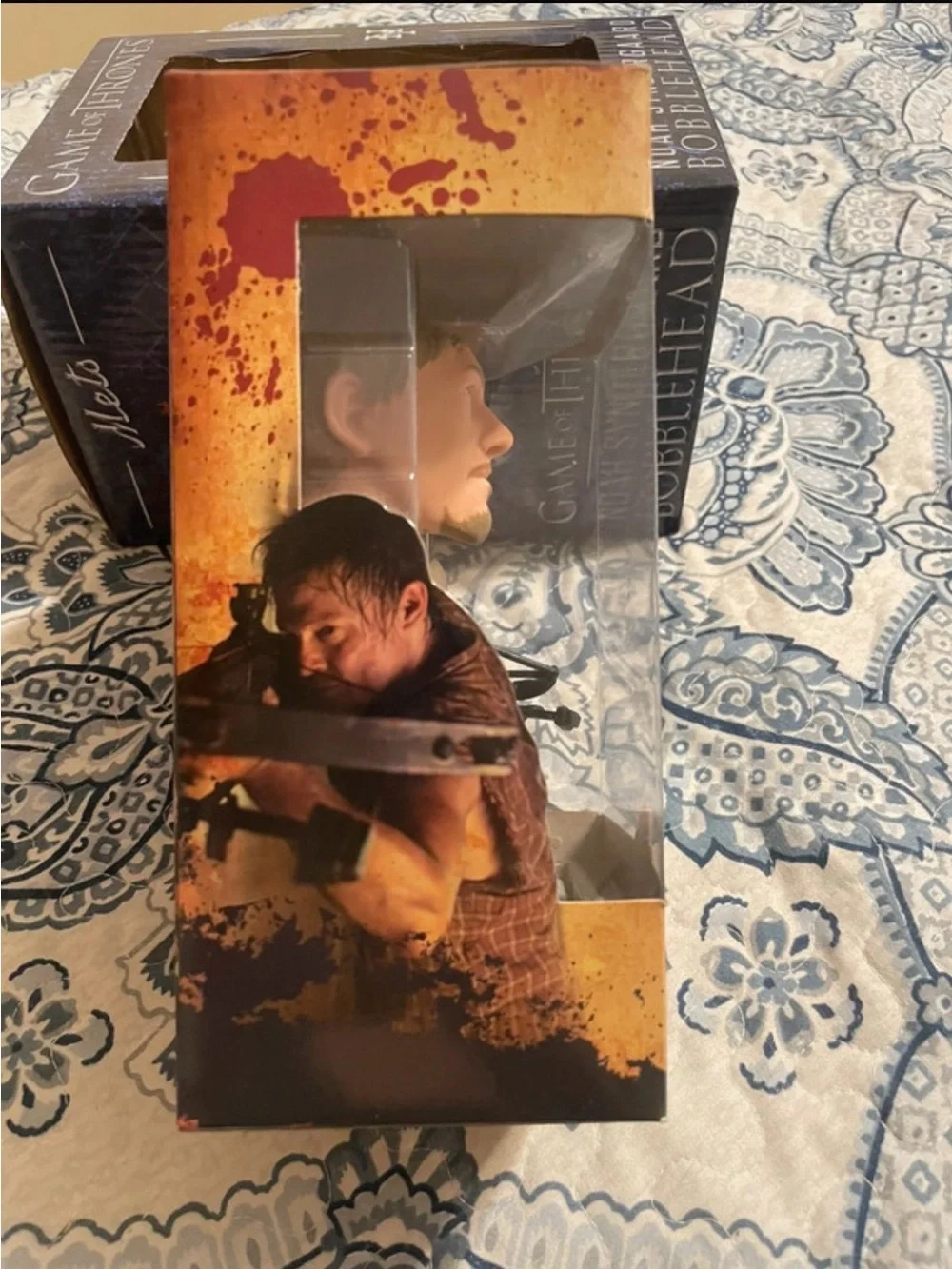 Funko Wacky Wobbler Daryl Dixon Bobblehead - Tan, Blue, Black